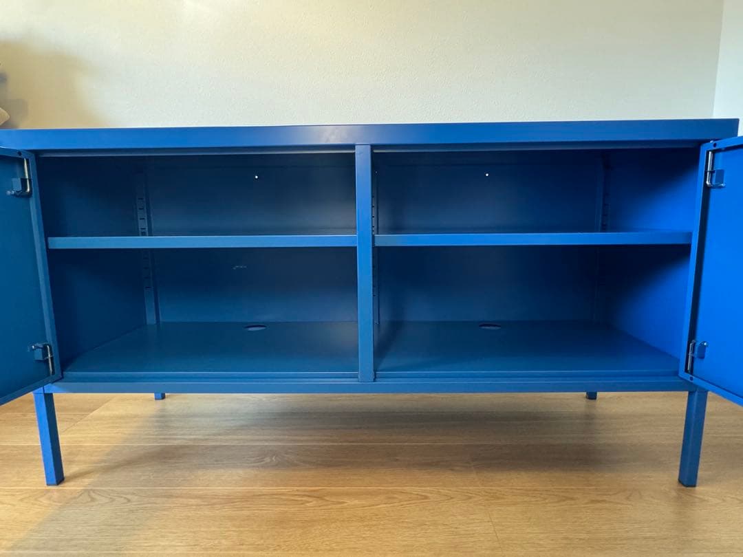 廃盤　IKEA PS キャビネット　青　ブルー
