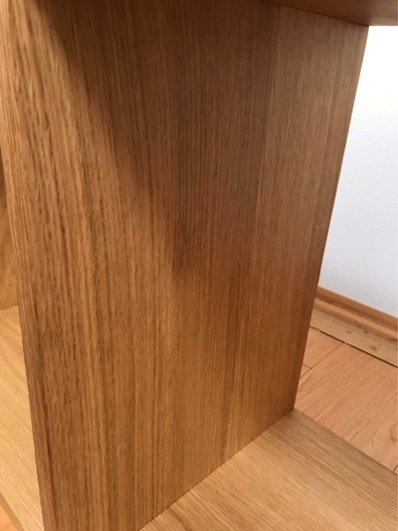 無印良品　スタッキングシェルフ・３段・オーク材