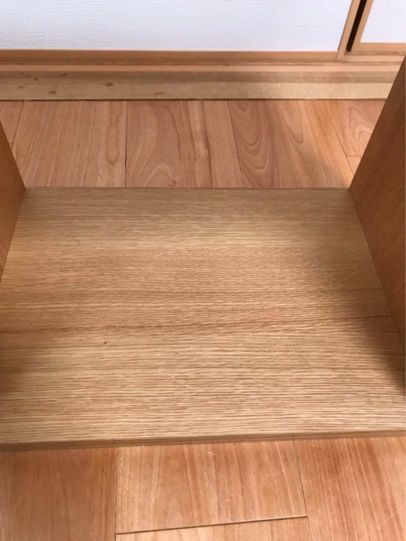 無印良品　スタッキングシェルフ・３段・オーク材