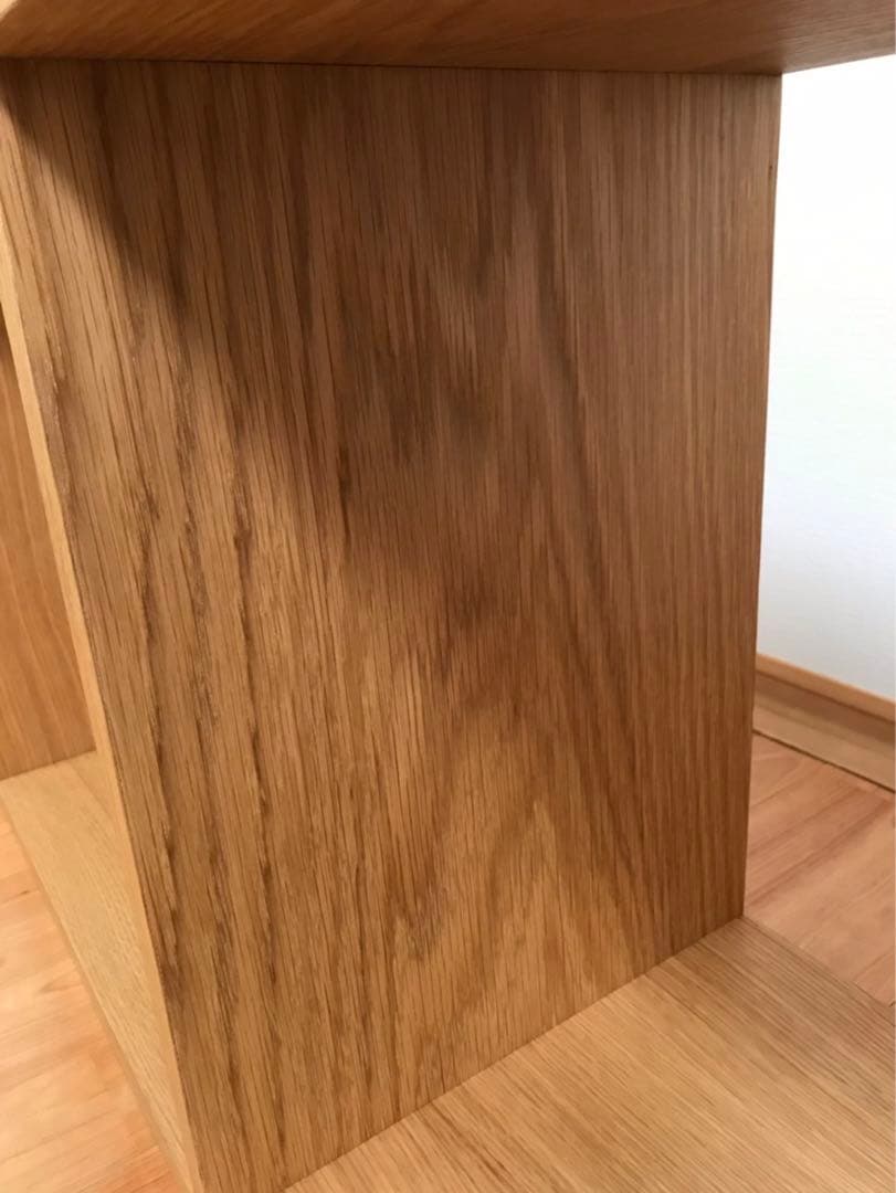 無印良品　スタッキングシェルフ・３段・オーク材