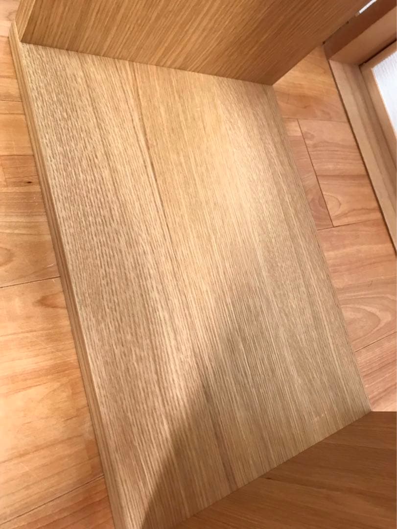 無印良品　スタッキングシェルフ・３段・オーク材