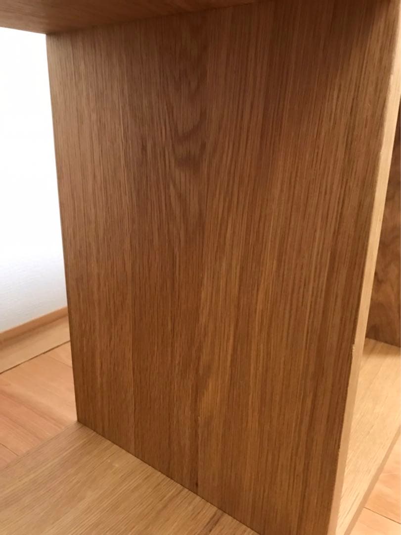 無印良品　スタッキングシェルフ・３段・オーク材