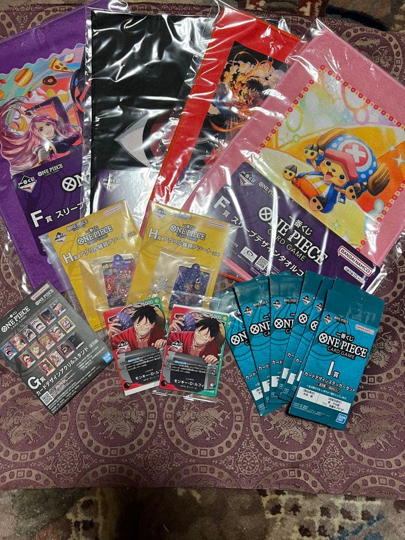 1番くじ ワンピースカードゲーム プロモ モンキー・D・ルフィ 購入特典