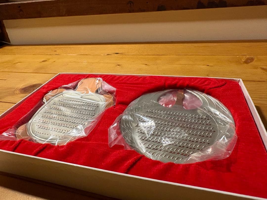 【新品未使用】日本橋木屋 純銅本目立 鶴亀セット