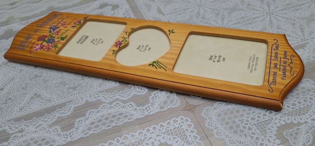 ヴィンテージ カントリー フォトフレーム フラワー ハート y2k 平成レトロ