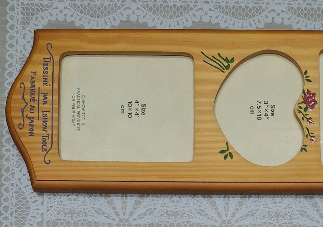 ヴィンテージ カントリー フォトフレーム フラワー ハート y2k 平成レトロ