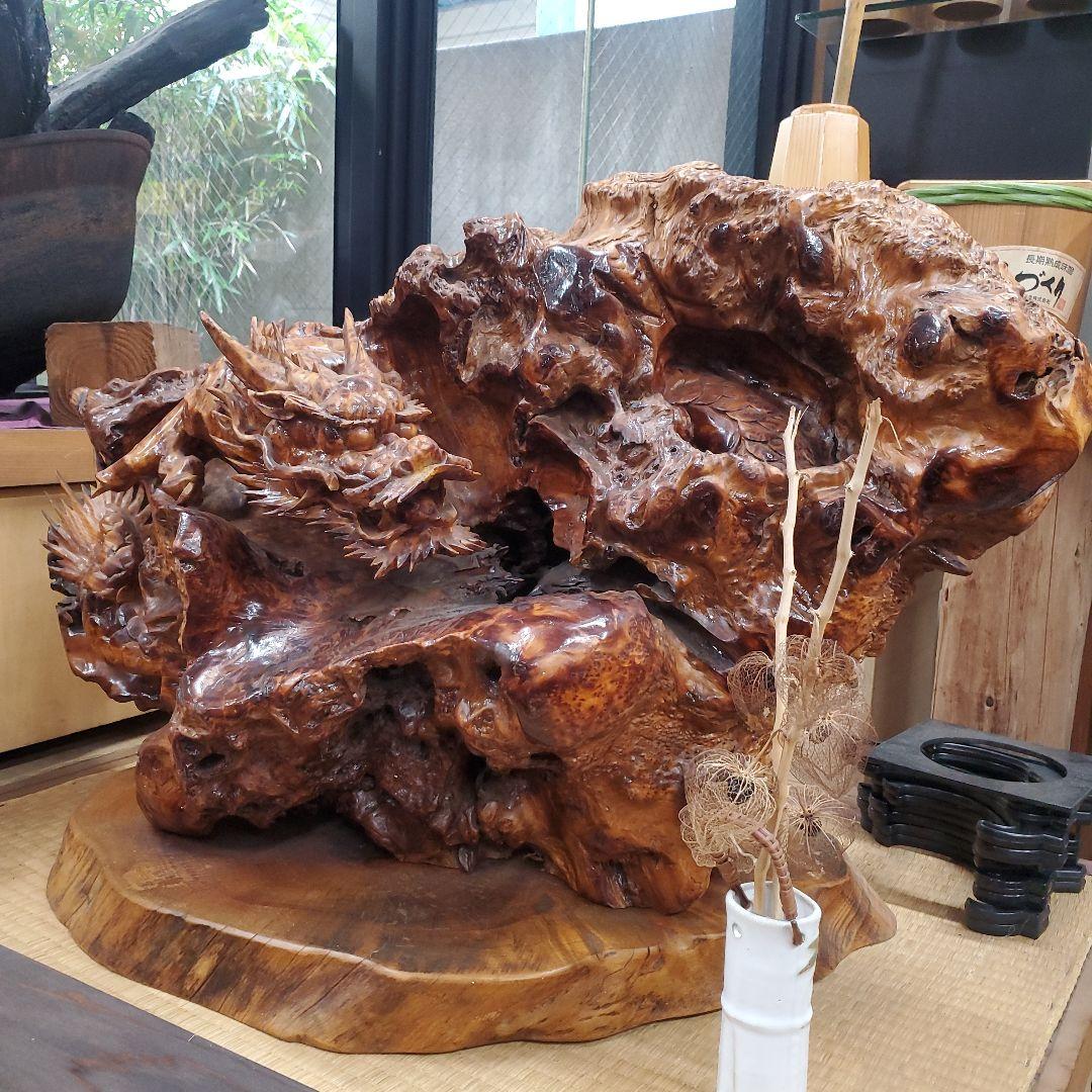 特大　龍　置物