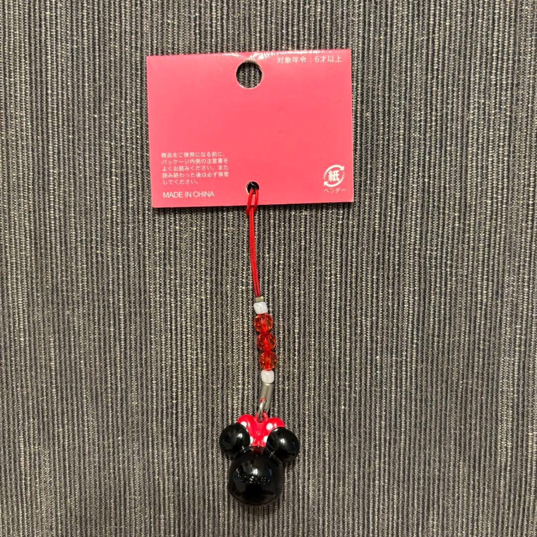 東京ディズニーリゾート ミニーマウス 鈴 キーホルダー ストラップ