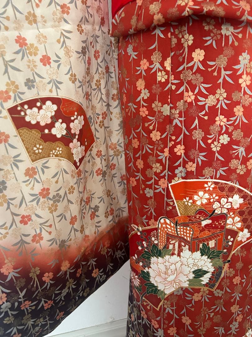 7歳　七五三　正絹着物　帯　帯揚げ　帯締め　しごきのセット