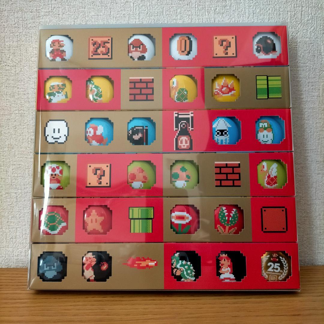 非売品】クラブニンテンドー 25周年記念 スーパーマリオ 缶バッジ