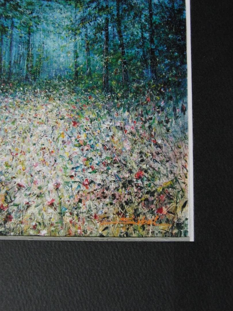 スイベル・ギュレー、【天使の薫りの下で】、希少な額装用画集より