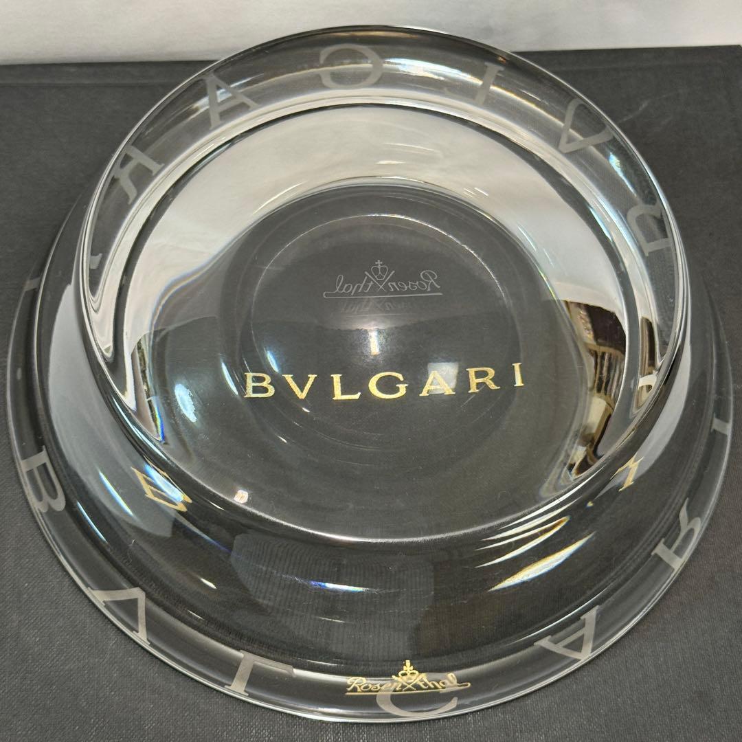 BVLGARI ブルガリ ローゼンタール クリスタル 灰皿 アッシュトレイ