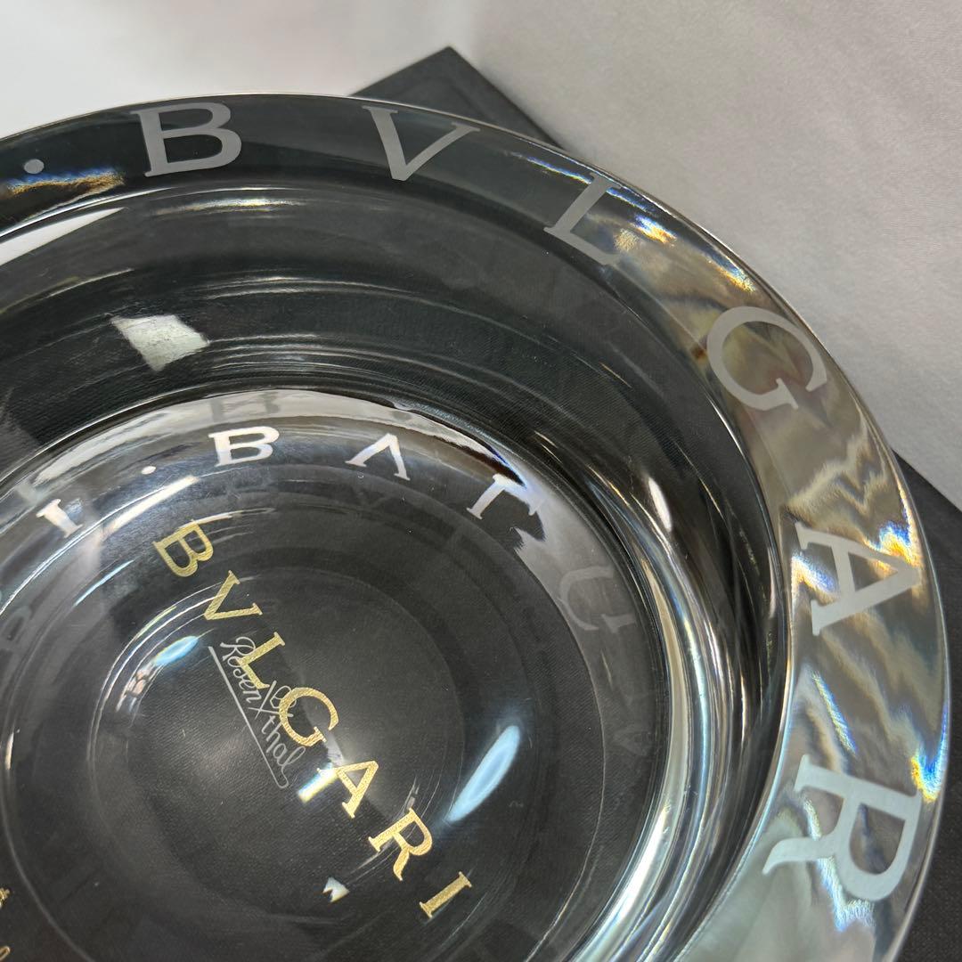 BVLGARI ブルガリ ローゼンタール クリスタル 灰皿 アッシュトレイ