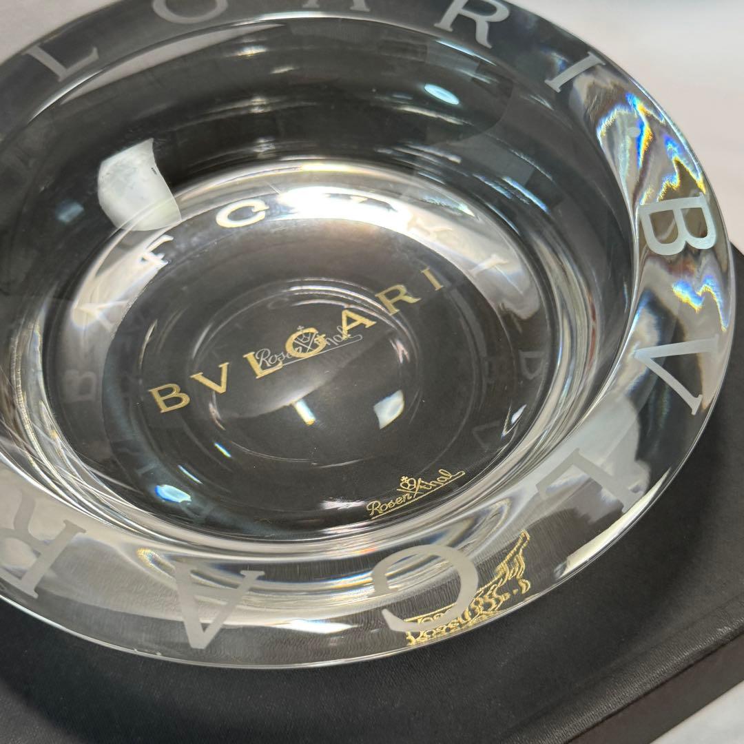 BVLGARI ブルガリ ローゼンタール クリスタル 灰皿 アッシュトレイ