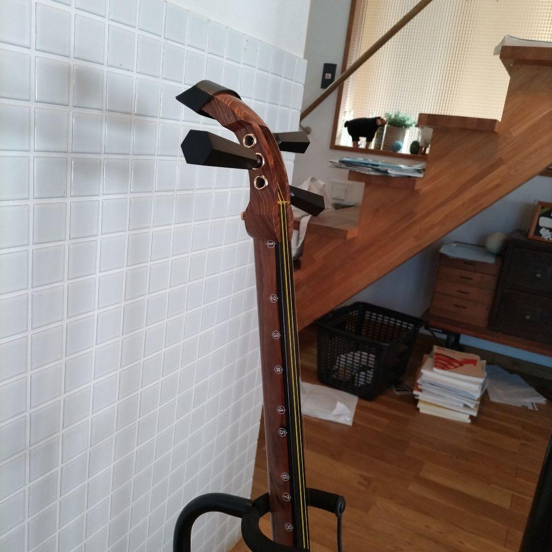 早い者勝ち　津軽三味線　太棹　合皮　初心者セット　完動品