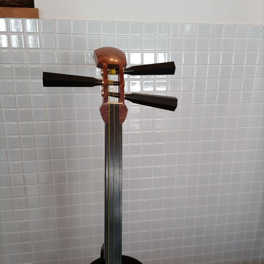 早い者勝ち　津軽三味線　太棹　合皮　初心者セット　完動品