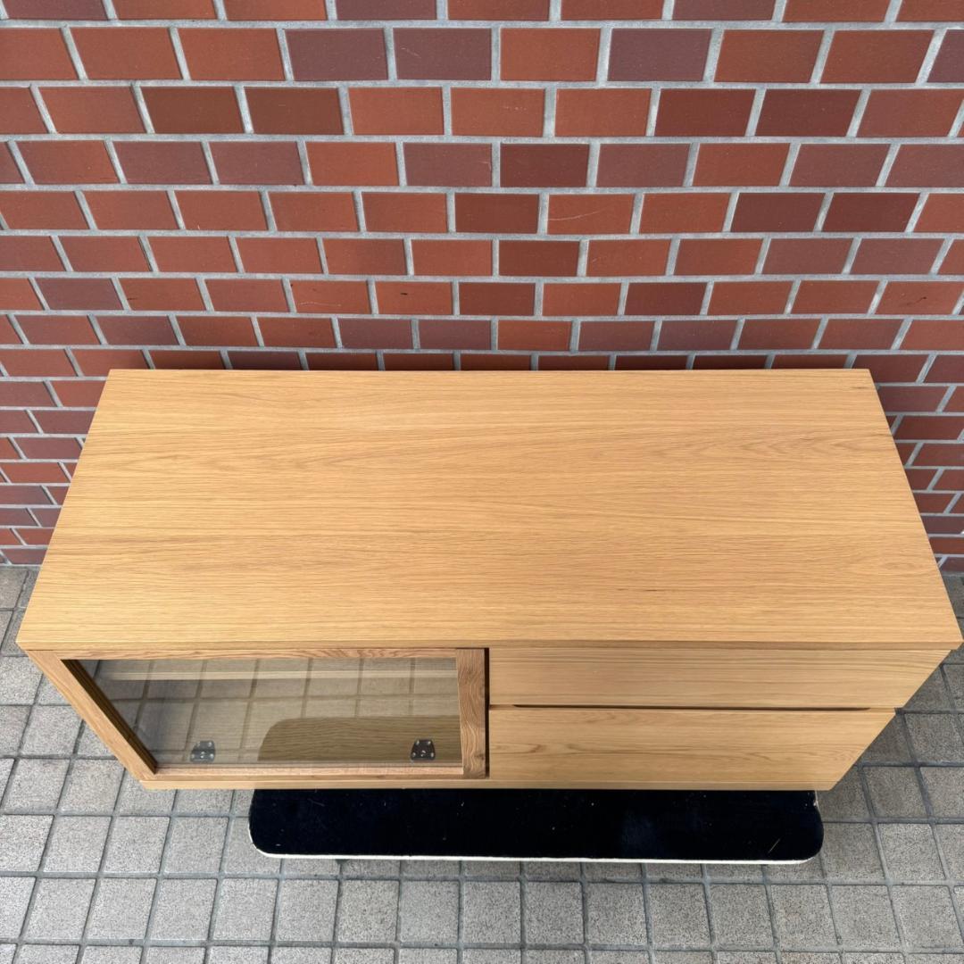 ☆☆超美品　無印良品　木製AVラック　幅110cm　テレビボード　テレビ台