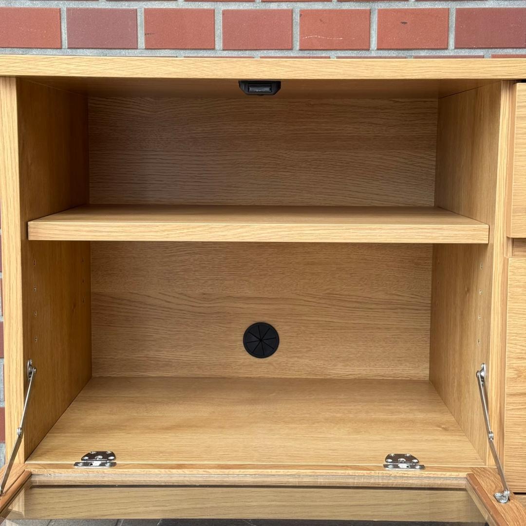 ☆☆超美品　無印良品　木製AVラック　幅110cm　テレビボード　テレビ台