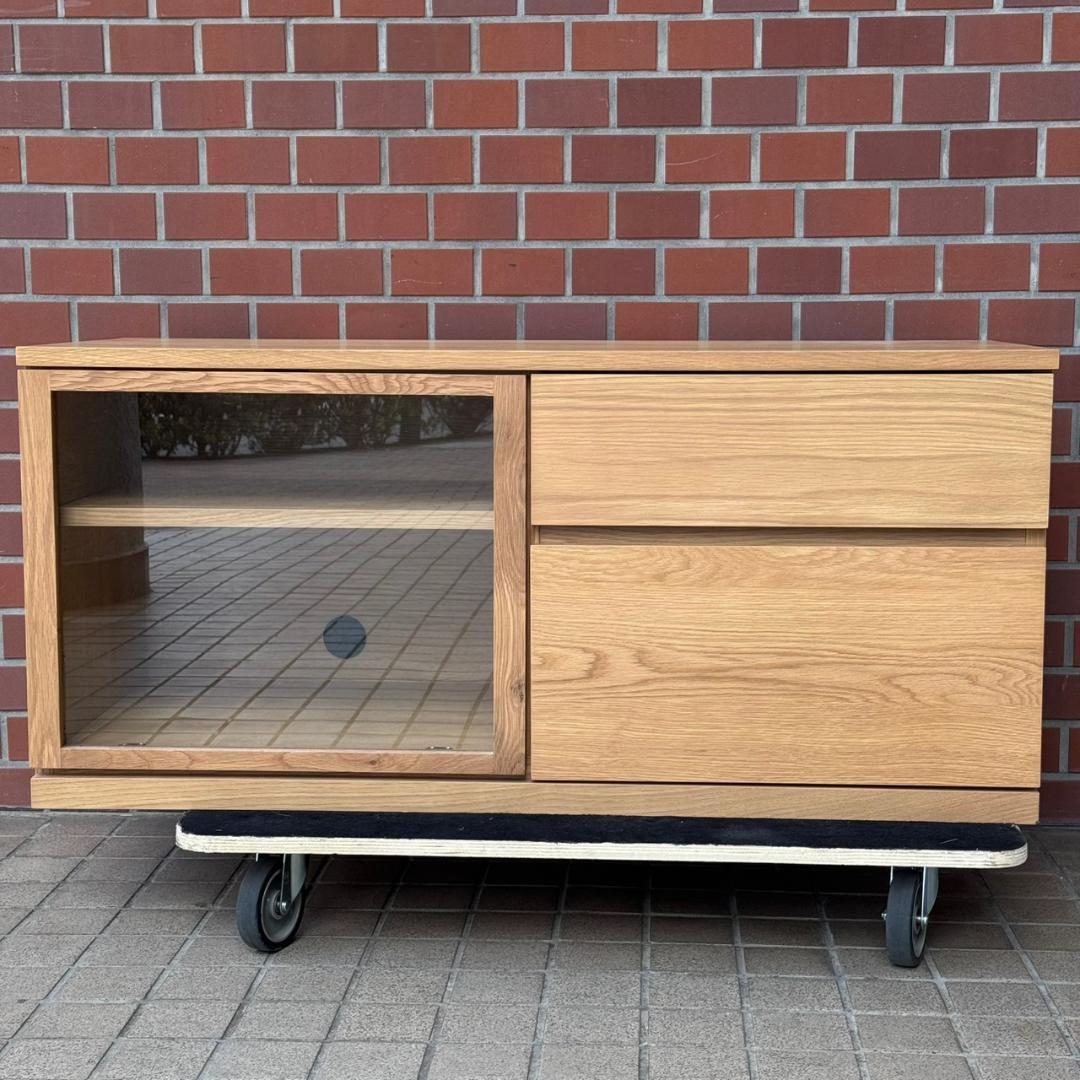 ☆☆超美品　無印良品　木製AVラック　幅110cm　テレビボード　テレビ台