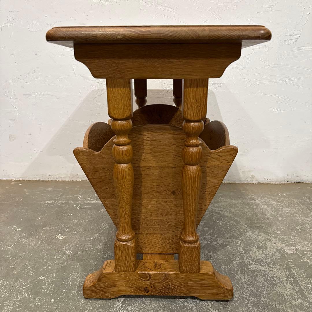 年末年始saleヴィンテージ　サイドテーブル　マガジンラック付き