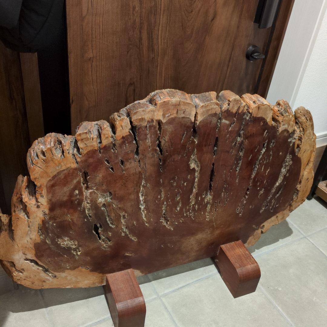 お値下げ中！【希少】アンティーク　一枚板　衝立　オブジェ