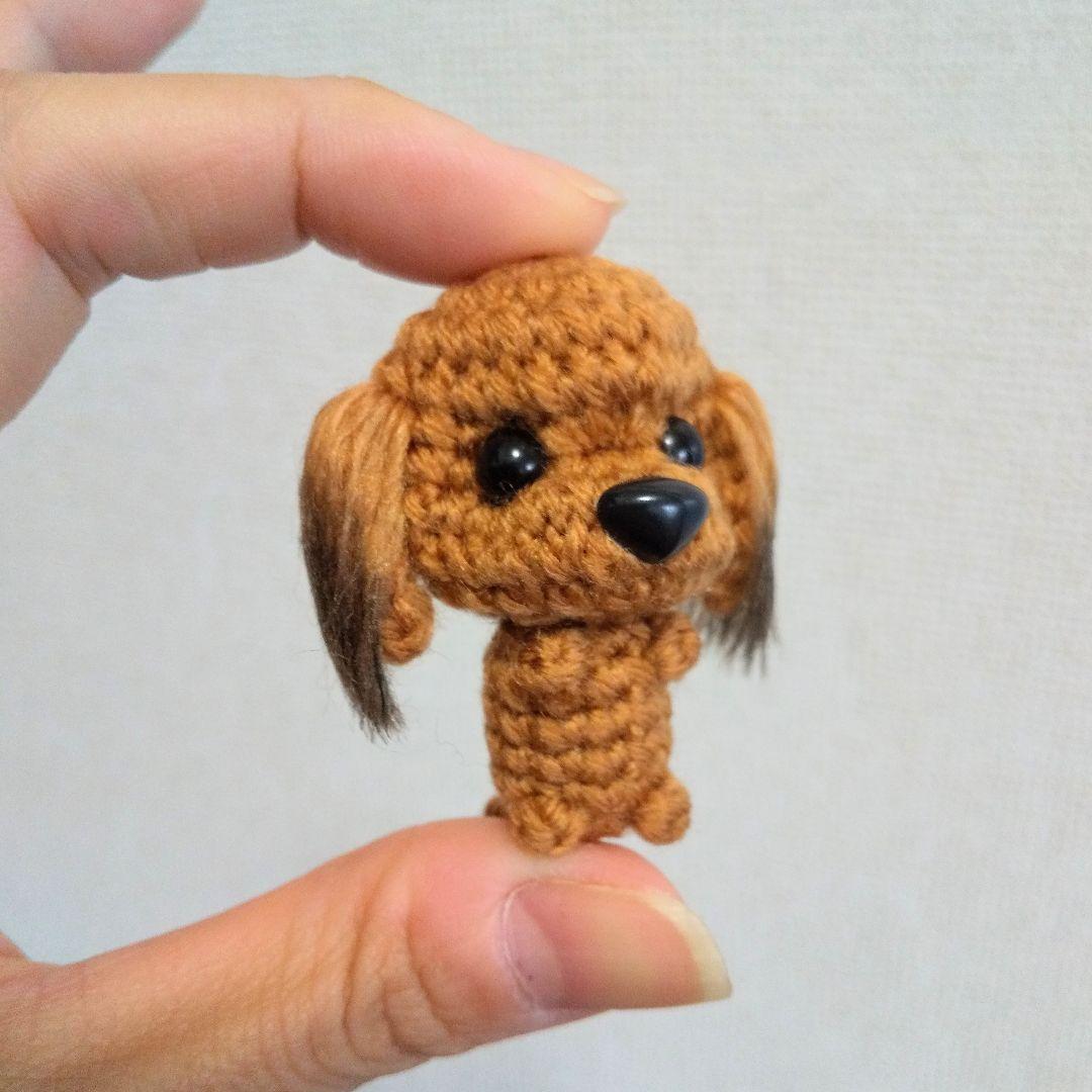 ダックスのあみぐるみ　185