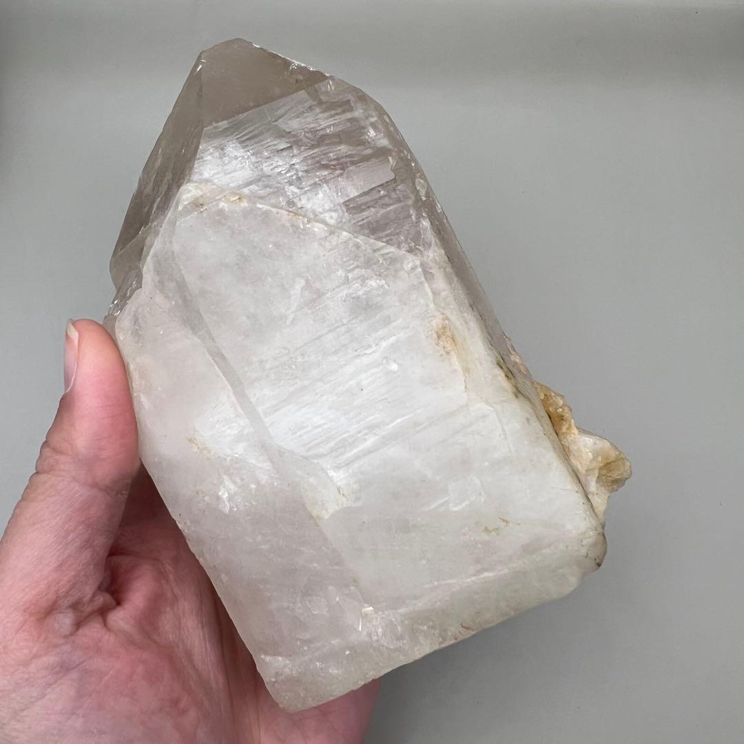 （m13）マニカラン水晶マスタークリスタル虹レムリアンリッジ大型単結晶