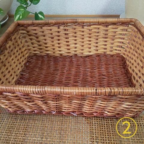 ⭐️かごまとめ売り・籐かごバスケット3点