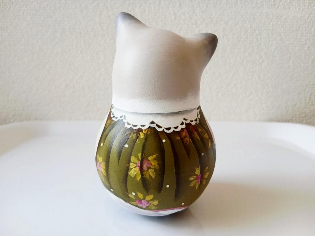 【CBT120】10cm級 おきあがりこぼし(大) スベトラーナ　花籠