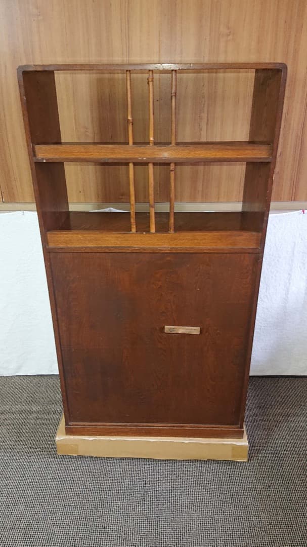 古箪笥昭和レトロ アンティーク ヴィンテージ 飾り棚　 本棚 小物入れ 水屋箪笥