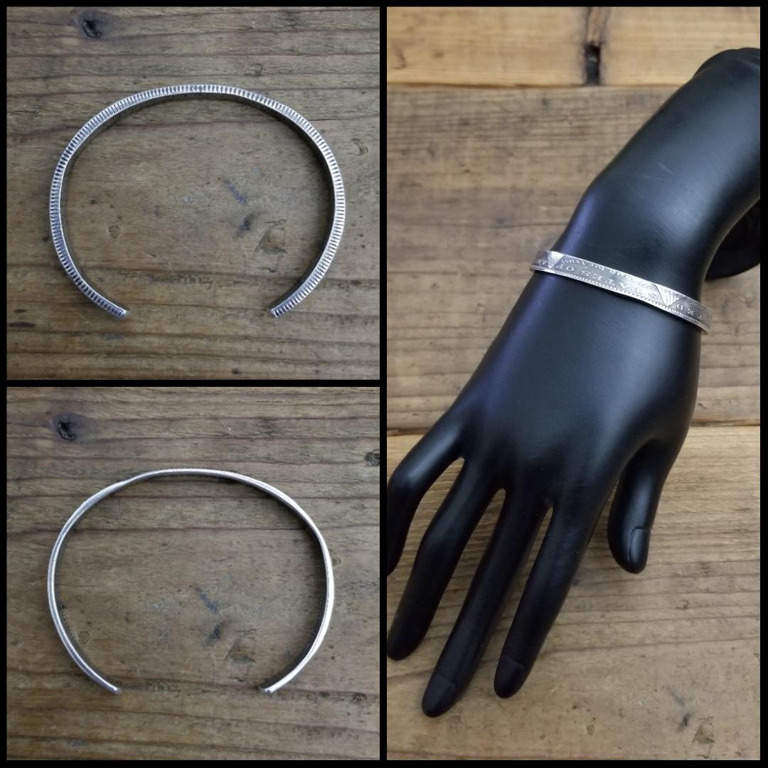 バングル　アメリカ　1ドル銀貨　モルガンダラー　イーグル面　シルバー　古銭