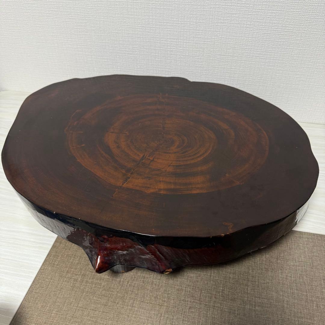 一枚板 無垢材 座卓 飾り台 ローテーブル 花梨材