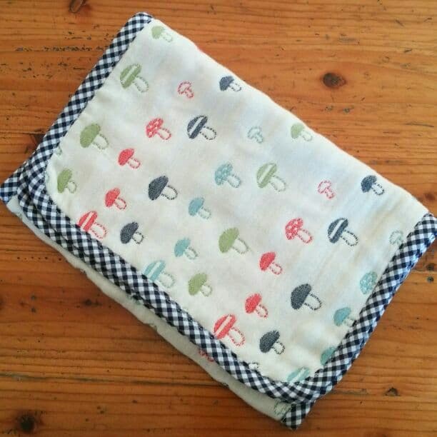 FUWARA☆キノコ6重フェイスタオル