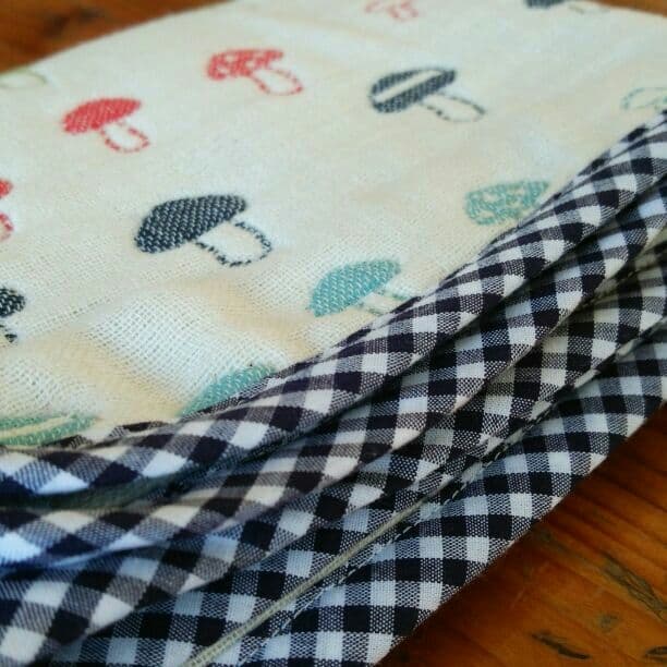 FUWARA☆キノコ6重フェイスタオル