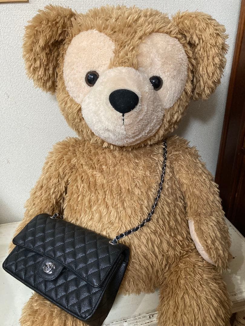 難ありCHANEL 【ノベルティ】チェーン フラップバッグ/キャビア/