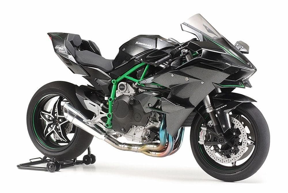 タミヤ Ninja H2Rとディテールアップパーツとカーボンデカールの3点セット