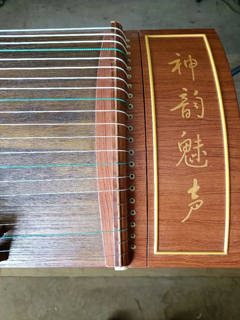 中国古筝　21弦　約163cm 弦楽器　古筝　琴　民族楽器