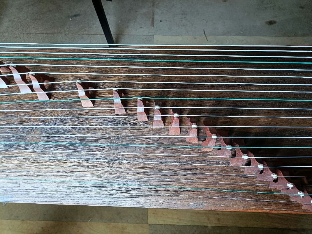 中国古筝　21弦　約163cm 弦楽器　古筝　琴　民族楽器