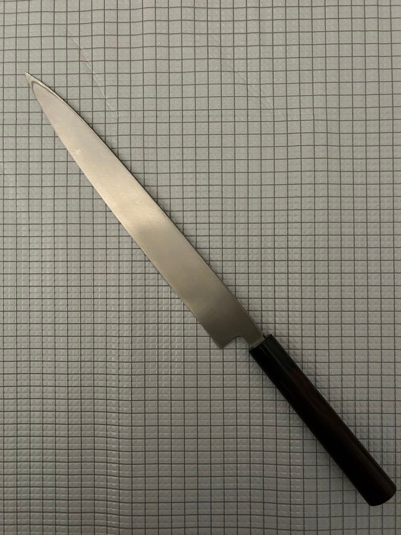 仙助 柳刃 包丁 柳刃包丁 刺身包丁270mm 紫檀シノギ柄