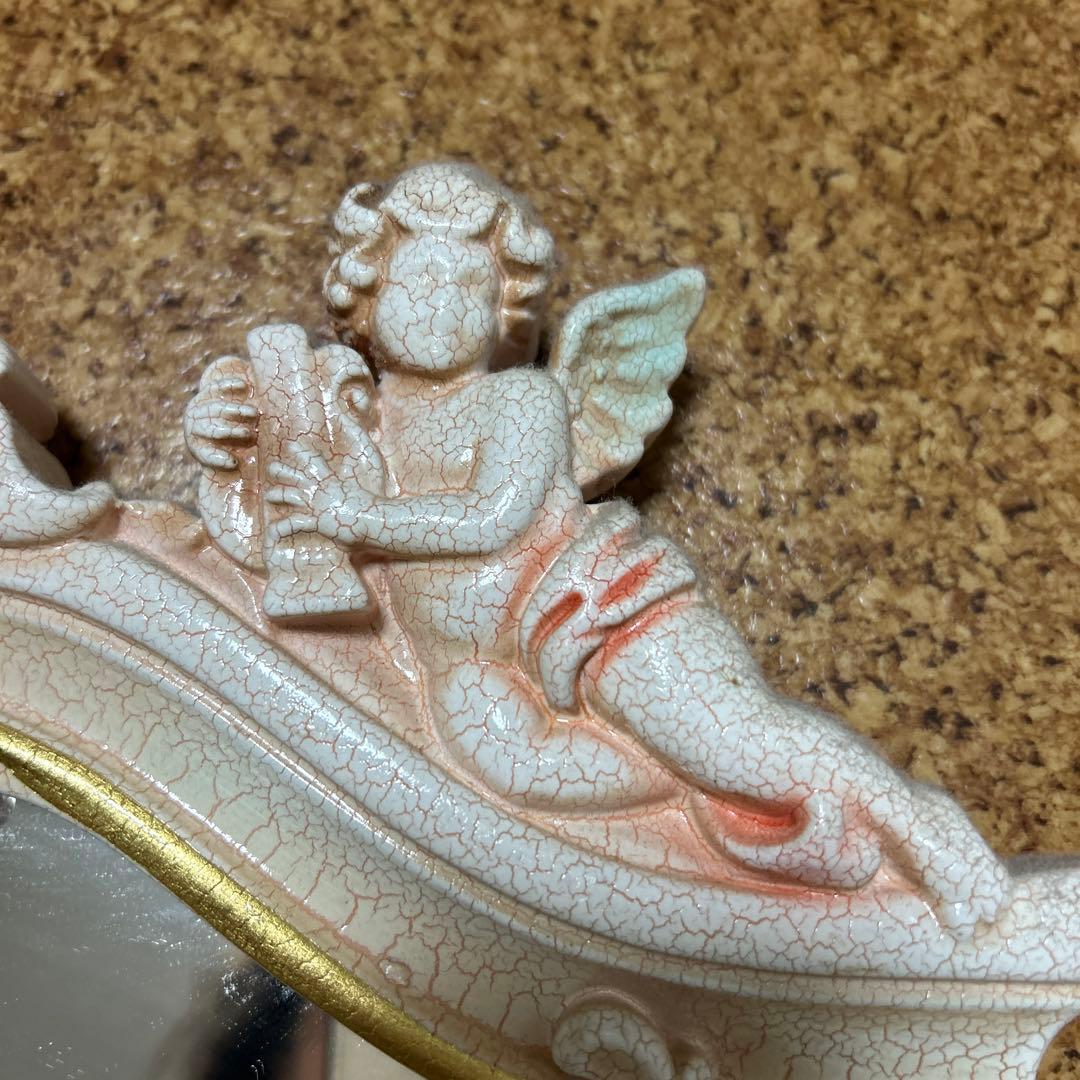 アンティーク天使の鏡壁掛け用再々値下げ❣️