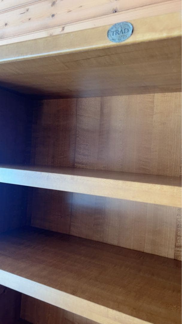 TRAD 木製本棚 引き出し2個付き