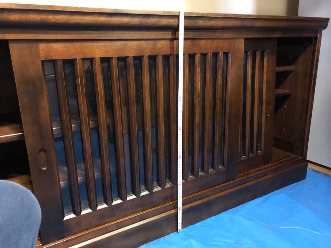 現地受取限定　モダン　木製　テレビ台　ボード　キャビネット　収納棚　昭和