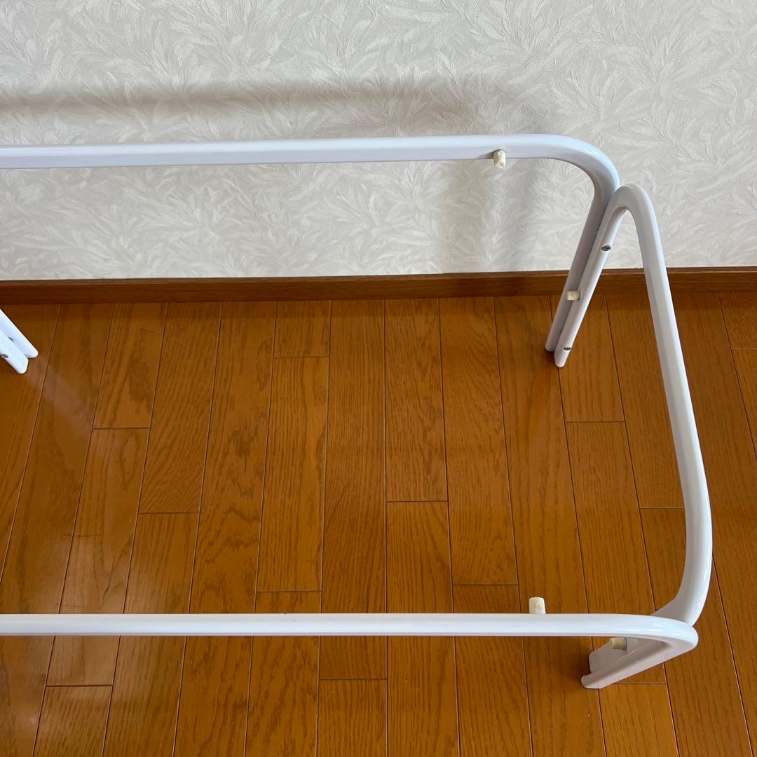 80s 90s モダン ガラステーブル ミッドセンチュリー アイアン 白ホワイト