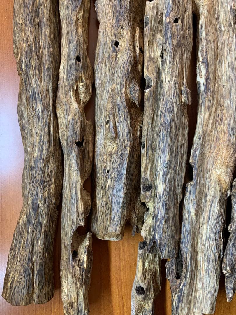 極上緑油伽羅 沈香原木 香木 重さ:1000g