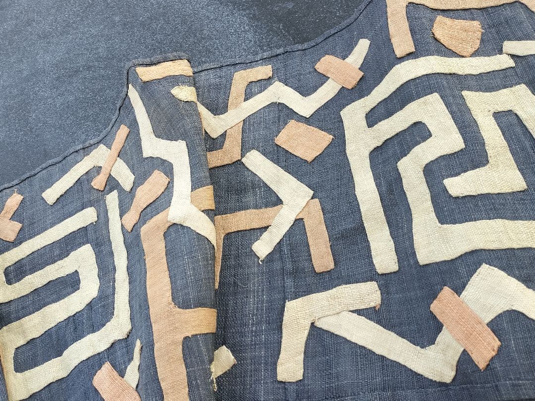 巨大　クバ布　アフリカ　民藝　3.3m