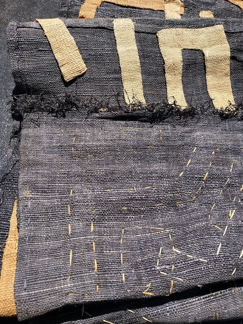 巨大　クバ布　アフリカ　民藝　3.3m