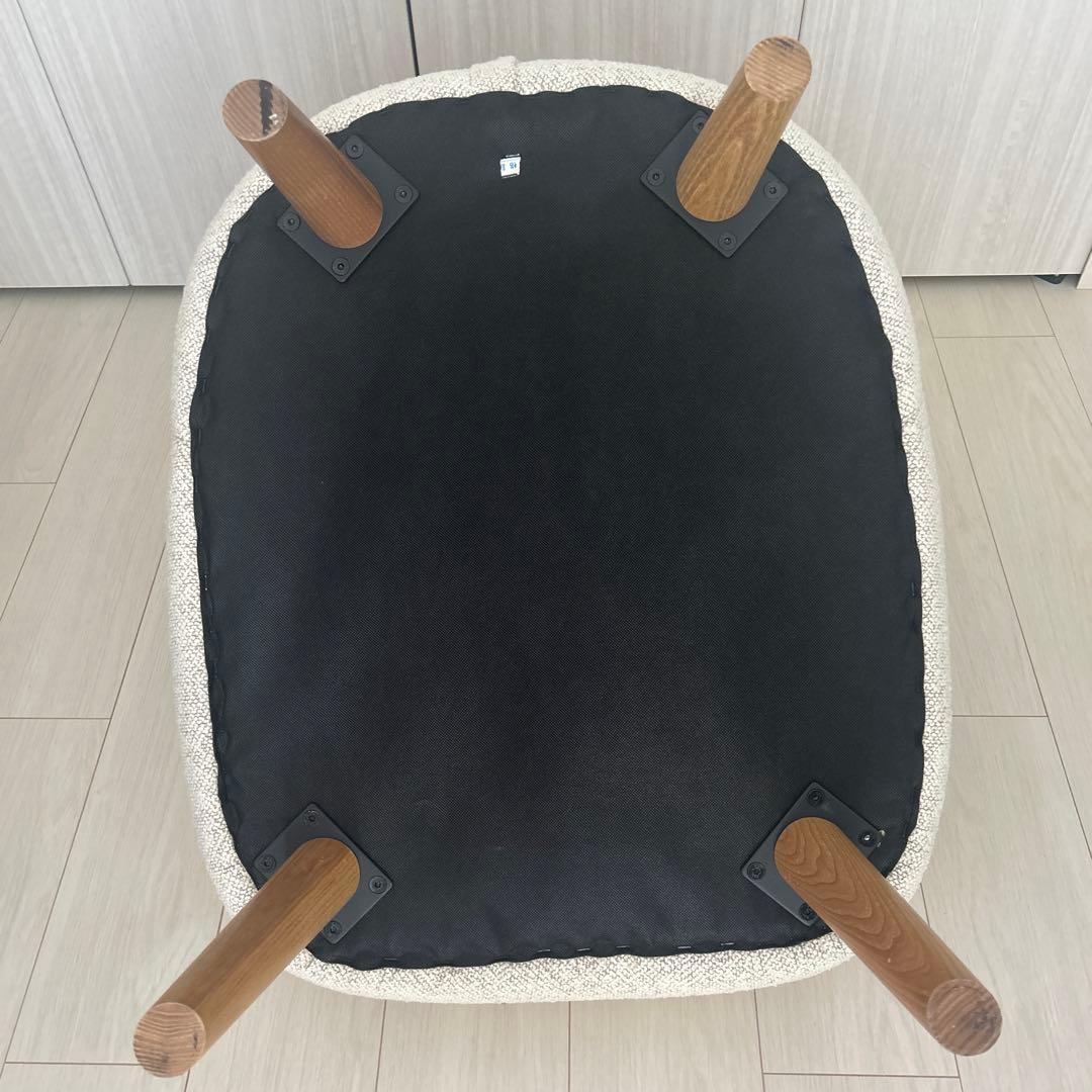 UNICO ウニコ PUUK ラウンジチェア アイボリー