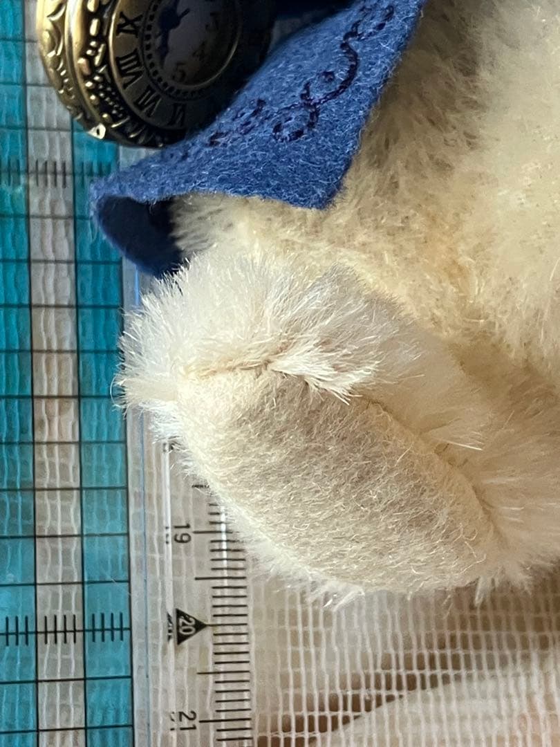 シュタイフ　steiff　ウサギのヴィンセント　白うさぎ　不思議の国のアリス