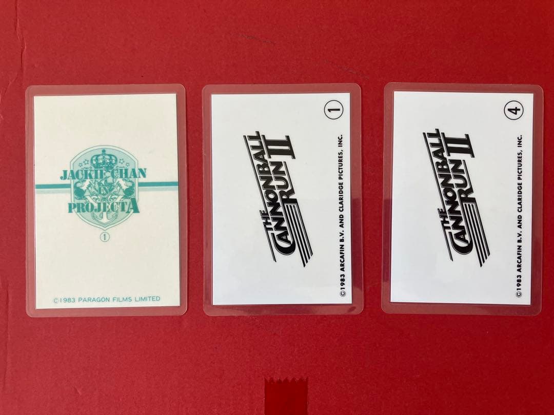 ジャッキーチェーン ラミネートカード 当時劇場グッズ ラミカ 27枚