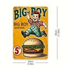 レトロ風広告プレートセット